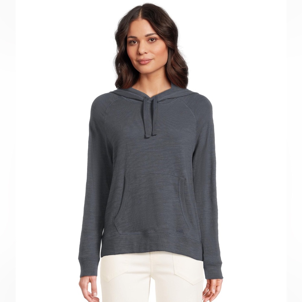 Faherty Sunwashed Slub Hoodie Bluenights